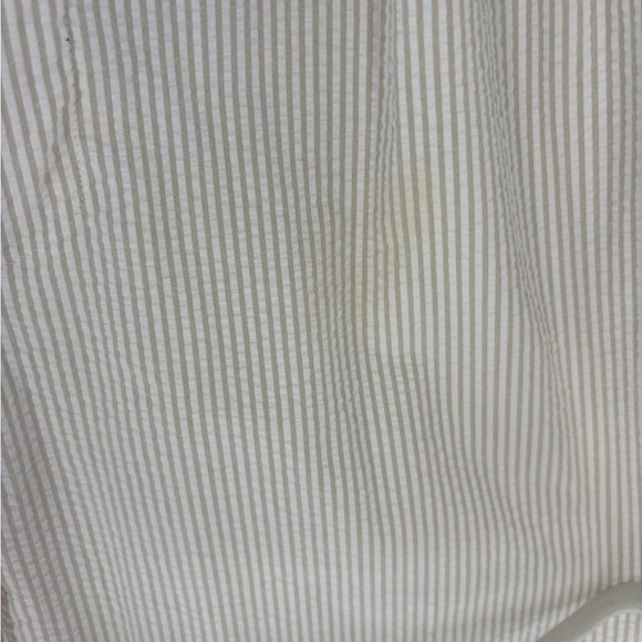 Polo Ralph Lauren  Men’s Seersucker Suit Large Blazer & Pants Striped Tan 36/30 - Picture 15 of 16